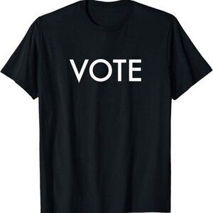 Vote T-Shirt Unisex Black XL election